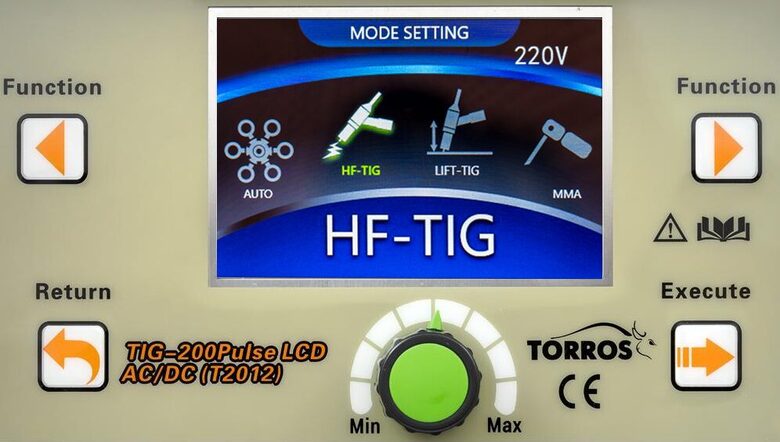 TORROS TIG200 Pulse LDC AC/DC invertertüüpi argoonkeevitusseade